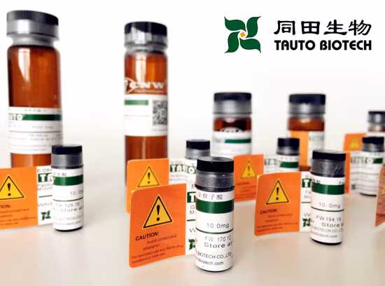 Matériau de référence certifié ISO 98% Tanshinone II a 568-72-9 Réactif standard