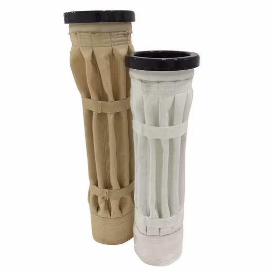 Sacs filtrants plissés en fibre de verre Sacs à poussière en fibre